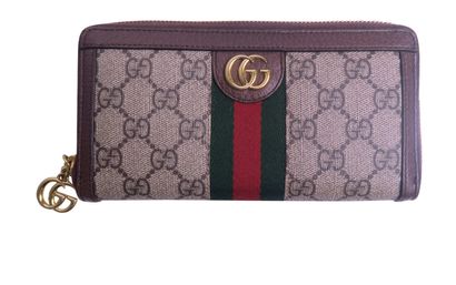 Gucci Ophidia GG Zip Around Wallet, front view